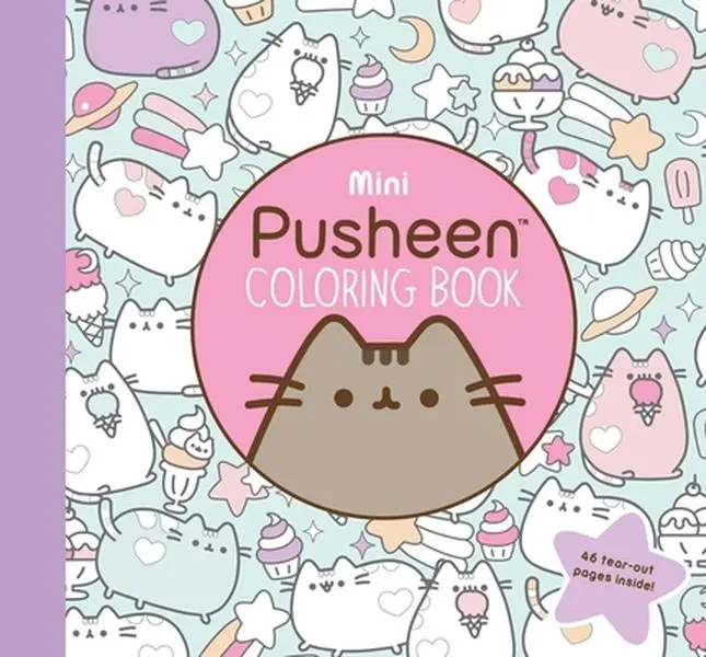 Mini Pusheen Coloring Book -- Claire Belton - Paperback