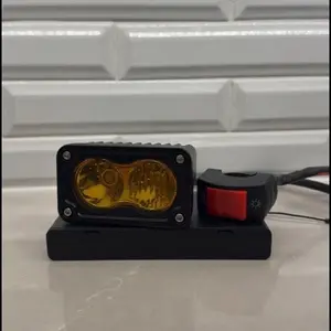 Battery powered Baja light YELLOW/AMBER