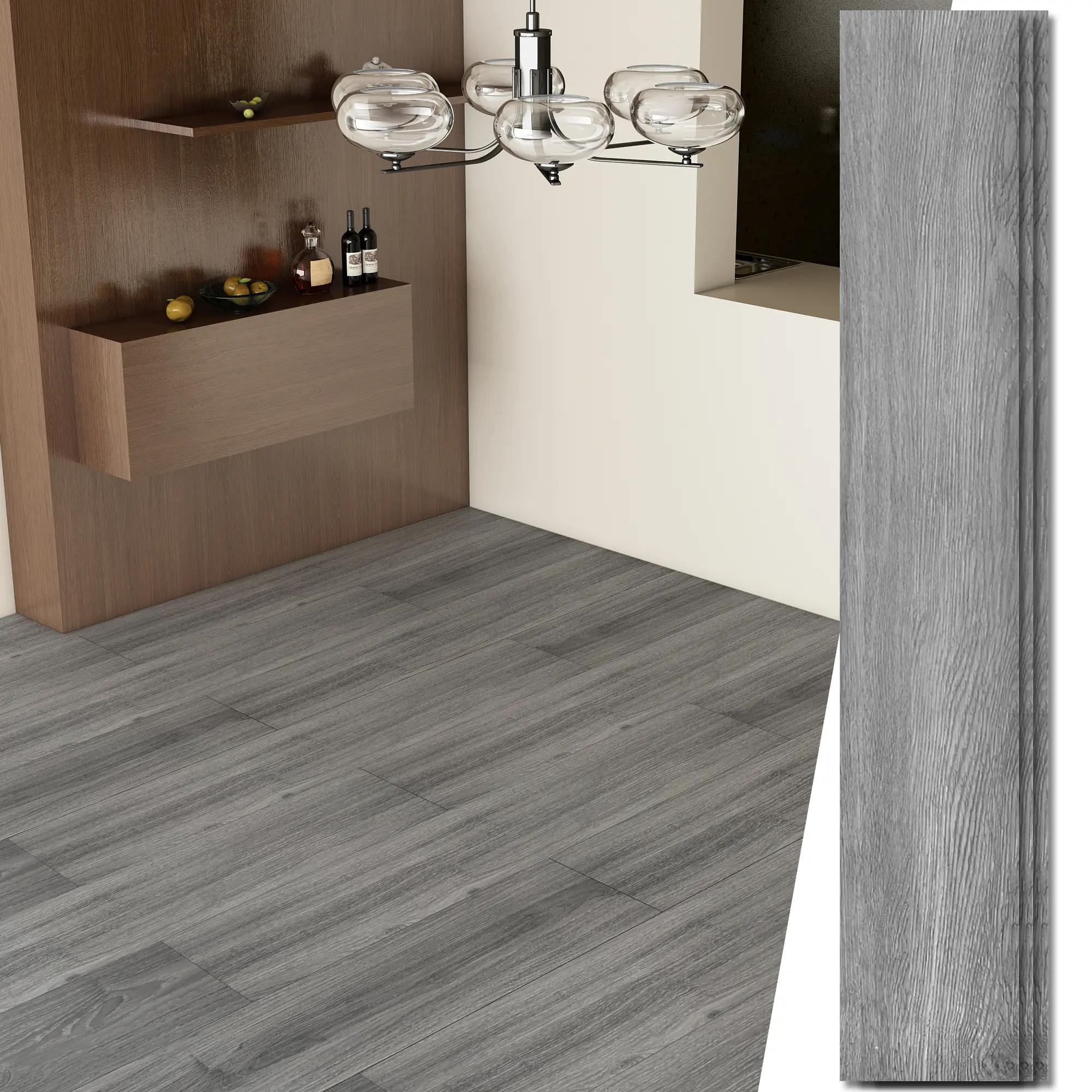 Art3d 36-Pack Waterproof Peel and Stick Wood Grain Decorative Modern Flooring Tiles, Self-Adhesive, Realistic Design, Easy Installation, Covers 54 Sq.ft for Modern Home Interior Decor