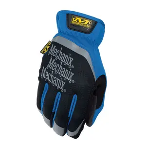 Mechanix Wear FastFit Work Gloves Blue - High Visibility & Comfortable Design for Everyday Use