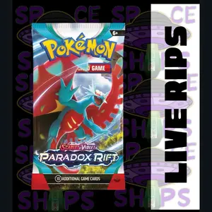 Paradox Rift Pokemon Booster Packs & Boxes - Trading Card Game