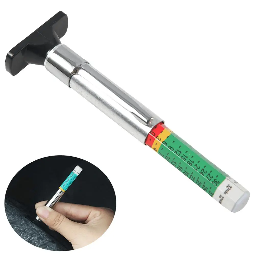 25mm Car Tire Tread Depth Gauge, Universal Car Tire Tread Depth Meter, Car Tire Inspection Tool, Automotive Repair Tools, Automotive Maintenance Tools