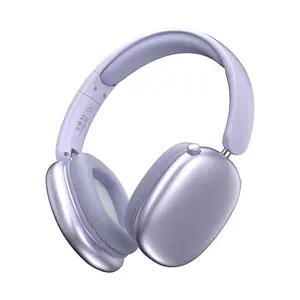 Wireless Bluetooth Headphones, Over-Ear, Deep Base, Foldable, Mic for iOS/PC Headphones Android Memory Headset, Travel Headphones, Perfect Gift for Men Women, Purple