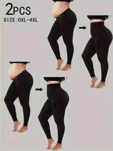 Women's High-Waisted Shapewear Pants, Underwear, Stretchy, Abdominal Control, Butt Lift, Elastic Nylon Blend, Non-See-Through, Ideal for Yoga, Fitness, Running, Womenswear