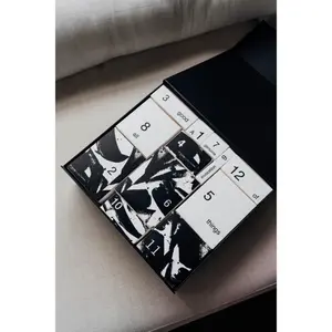 Postmodernform Advent Calendar - 12 Piece Gift Set with 3 Full-Size Candles & Concrete Decor Pieces - Handmade in USA - Valued at Over $170