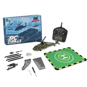 WL K170 Black Hawk UH-60L 170 Size 2.4G 4CH Flybarless RC Helicopter with Adjustable Left and right Hand Throttle (RTF Version) Electric Flying Toys