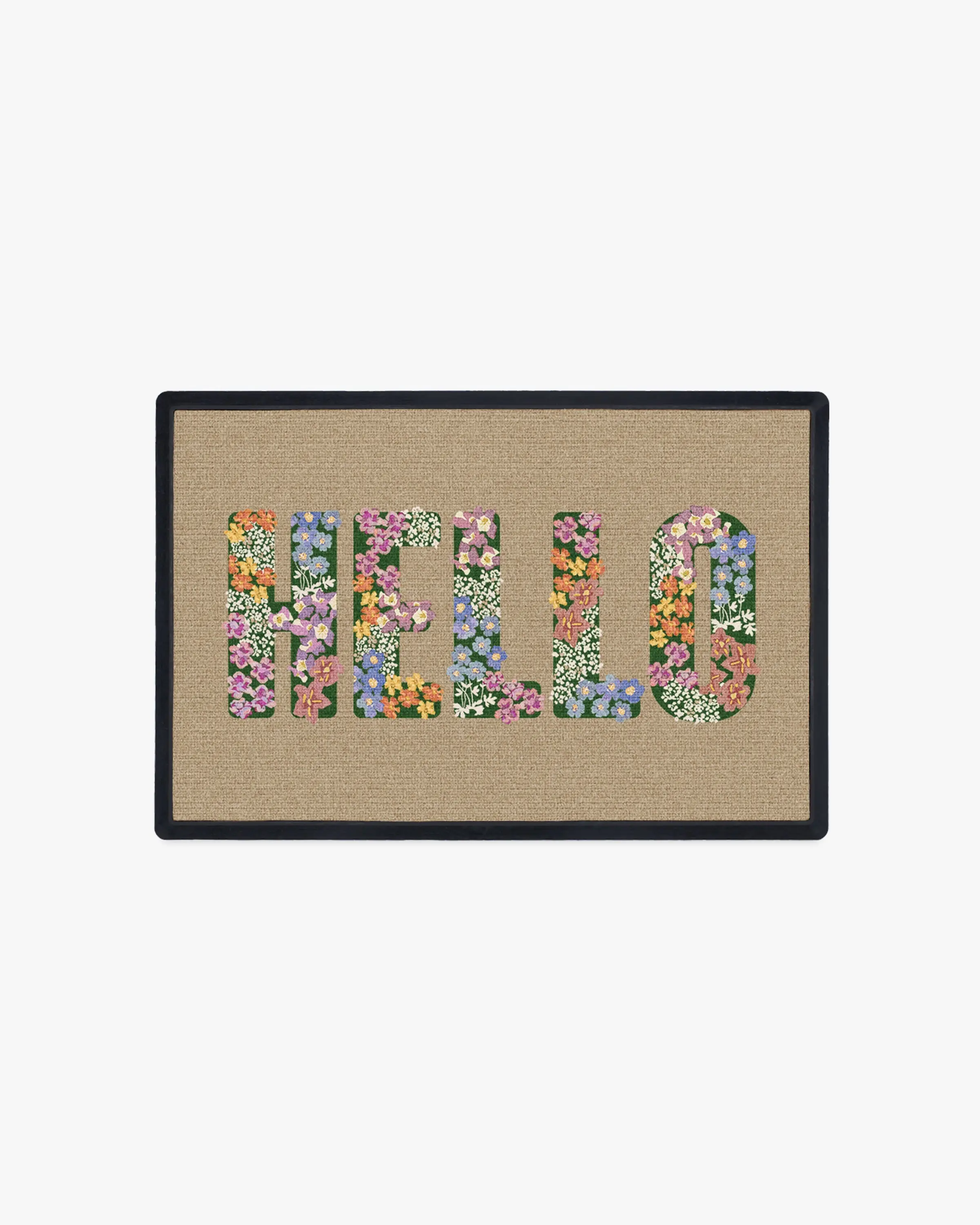 Hello Spring Multicolor Doormat