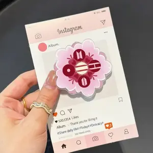 BTAN "Arirang" Flower Magnetic Phone Grip, Aesthetic K Pop Floral Magsafe Kickstand, Trendy Retro Korean Culture Fan Gift