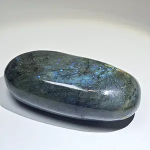 Labradorite Flashy Palm Stone for Spiritual Awakening Intuition and Psychic Abilities Protective Energy Aura Shield