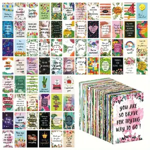 72 Unique Inspirational Cards for Daily Motivation, Fun Quote Mini Notes Perfect for Picnics and Parties, Encouraging Reminder Cards, Fun Party Cards