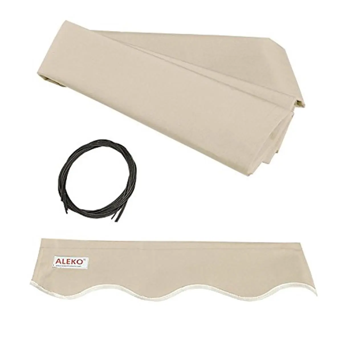 ALEKO FAB10X8IVORY29 Retractable Awning Fabric Replacement 10 x 8 Feet Ivory