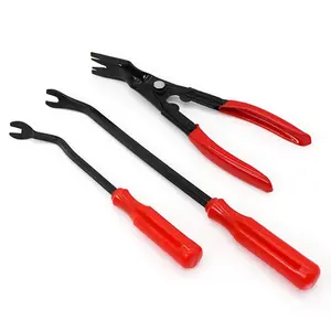 Car Clip Removal Tool, 3 Counts Car Clip Pliers Set, Fastener Removal Tool, Car Trim Removal Tool Set, Pry Tool Set, Car Door Panel Instrument Panel Repair Tool, Automotive, Car Tool Kit