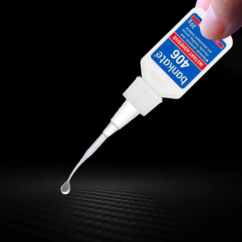 20g 406 Super Glue, Quick-drying Adhesive For Plastics, Wood, Metals, Ceramics, Rubber, DIY Grade Cyanoacrylate Strong Solder Multi-purpose Adhesive