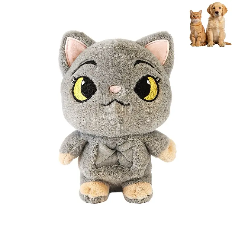 Pet Memorial Cat Keychain Keepsake with Hair or Photo Pocket Sympathy Gift for Loss of Cat Remembrance Gift for Pet Lovers Cat Mom Soft Plush Key Holder