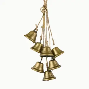 Christmas Bell Ornament, Home Decor Hanging Decoration, Door Hanger, Festive Holiday Accessory, Windbell Ornament, Perfect for Christmas Tree & Gifts
