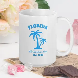 Florida Est. 1845 Mug - White - 15 Ounce