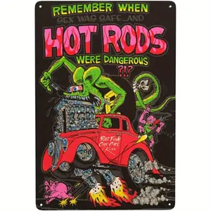 RAT FINK VINTAGE METAL SIGN RAT FINK VINTAGE METAL SIGN