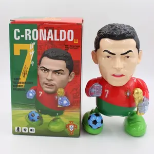 C-Ronaldo #7 Dancing Toy Bobblehead Talking Action Figure Soccer Football Novelty Gift 8"