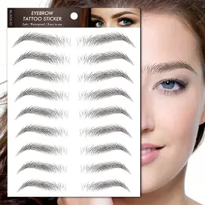 Eyebrow Tattoo Sticker, Quick Application, Natural Look, Multi-Pack, Easy Brow Lift, Create Realistic Makeup, Waterproof Temporary Tattoos