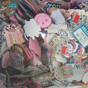 Random glitter acrylic mix over 40pcs