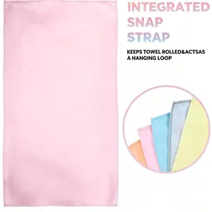 Microfiber Gym Towels - Quick Dry, Highly Absorbing, Odor-Free, for Women & Men - Gym Towel for Hot Yoga, Tennis, Working Out, Camping, Set of 5 Pastel (Pastel Colors, 5Pack - 16 * 27Inch)