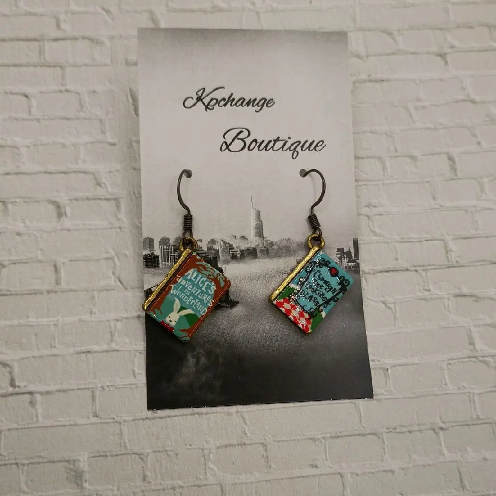 Alice in Wonderland Nickel-Free Earrings
