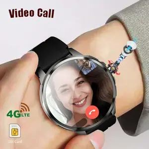 Video Call Smart Watch 4G Men 1.95 inch 720*720 AMOLED Insert SIM Card 900W Camera GPS WIFI Download The Application Program Man Wearable Smartwatch Android