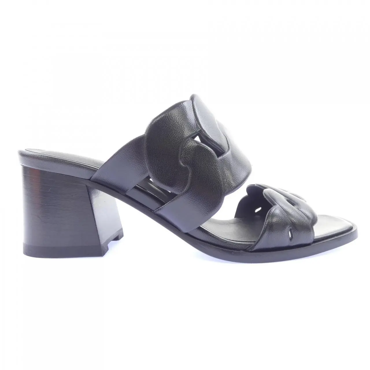 Pre-owned HERMÈS Lambskin Small Leather Goods Hermes Gaby Nappa Sandals