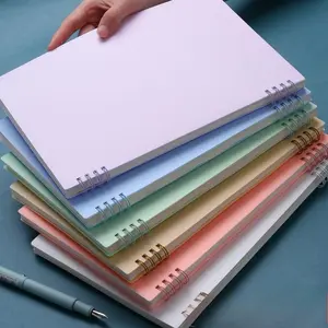 A5/B5 Loose Leaf Notebook, Loose Leaf Notepad, 1 Count Detachable Buckle Grip Notebook, Student Business Notebook, Spiral Notebook Journal, Spiral Bound Notepad, Office Stationery & Supplies, Writing Stationery