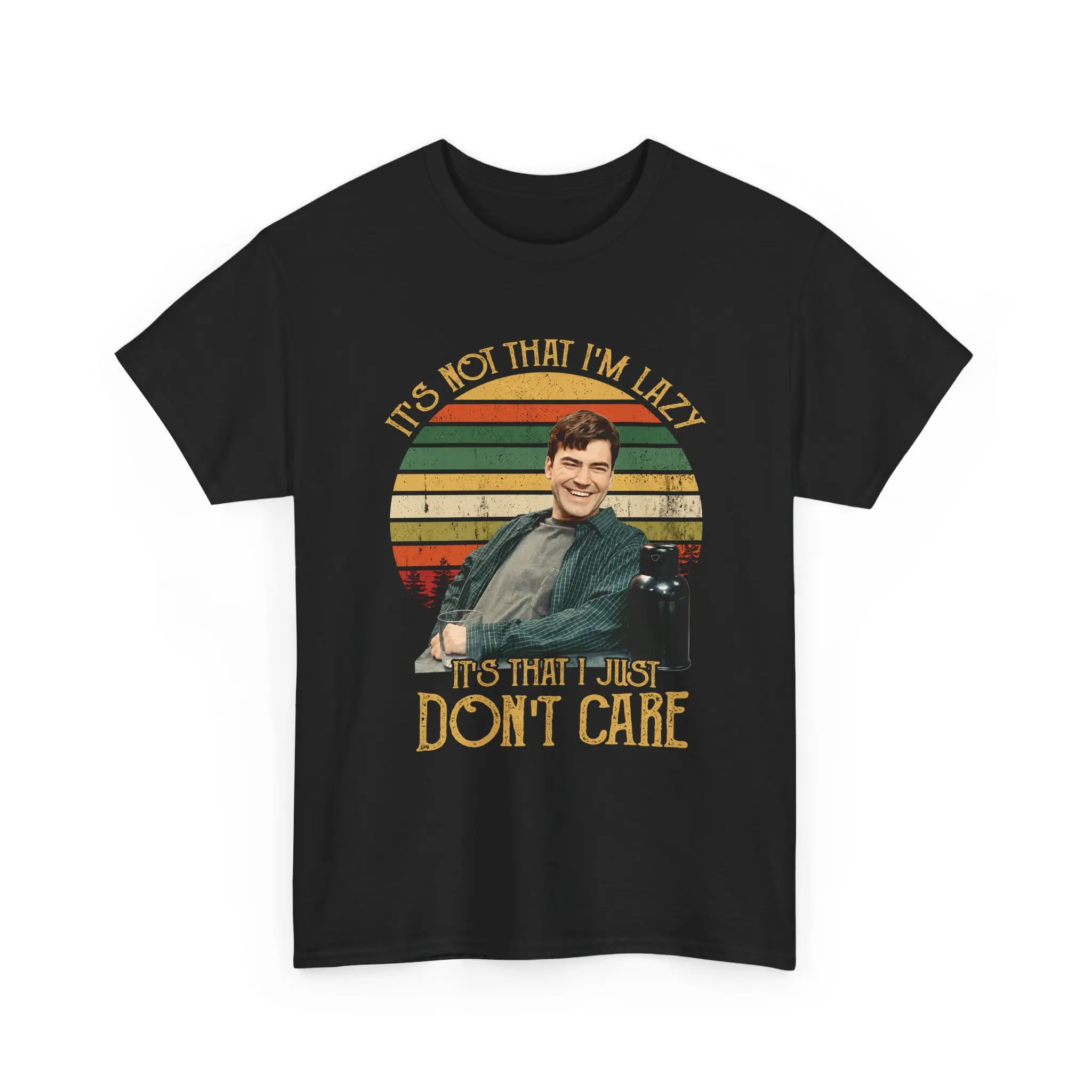 Office Space Shirt, It's Not That I'm Lazy It's That I Just Don't Care, Funny Movie Quote Tee, Retro Graphic Shirt