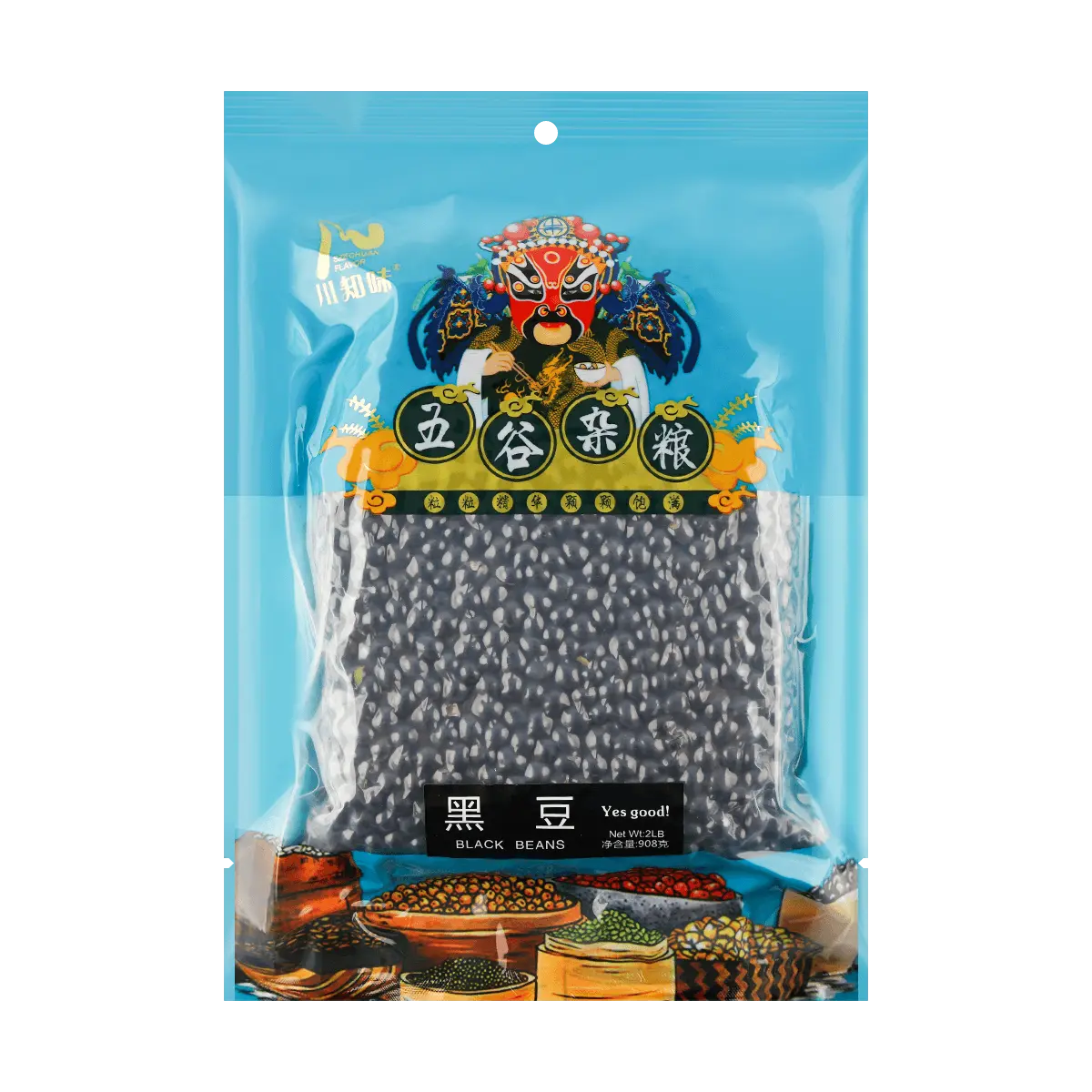 SZECHUAN FLAVOR Dried Black Beans, 32oz