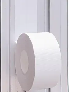 White Window Weather Sealing Tape, Waterproof Window AC Air Conditioner Sealing Tape Can Keep Out Drafts Cold Air Rain Dust Smog(2IN X 99FT)