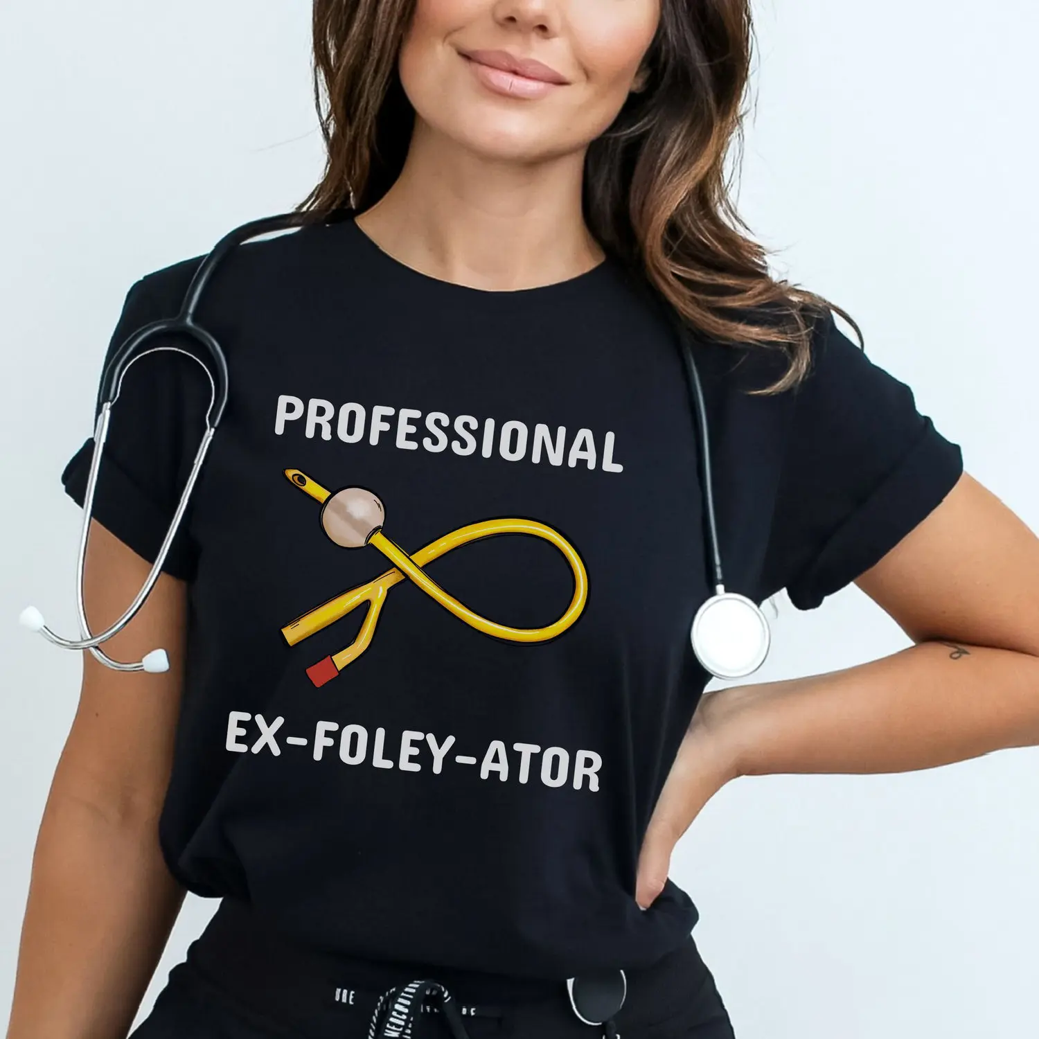 Funny Nurse Shirt Urology Crew T-shirt Catheter Joke Shirt Student Nursing Grad Gift Urologist Tshirt Surgical Nurse Week Appreciation Tee Z