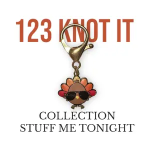 Stuff me tonight large clap stitch marker for crocheting