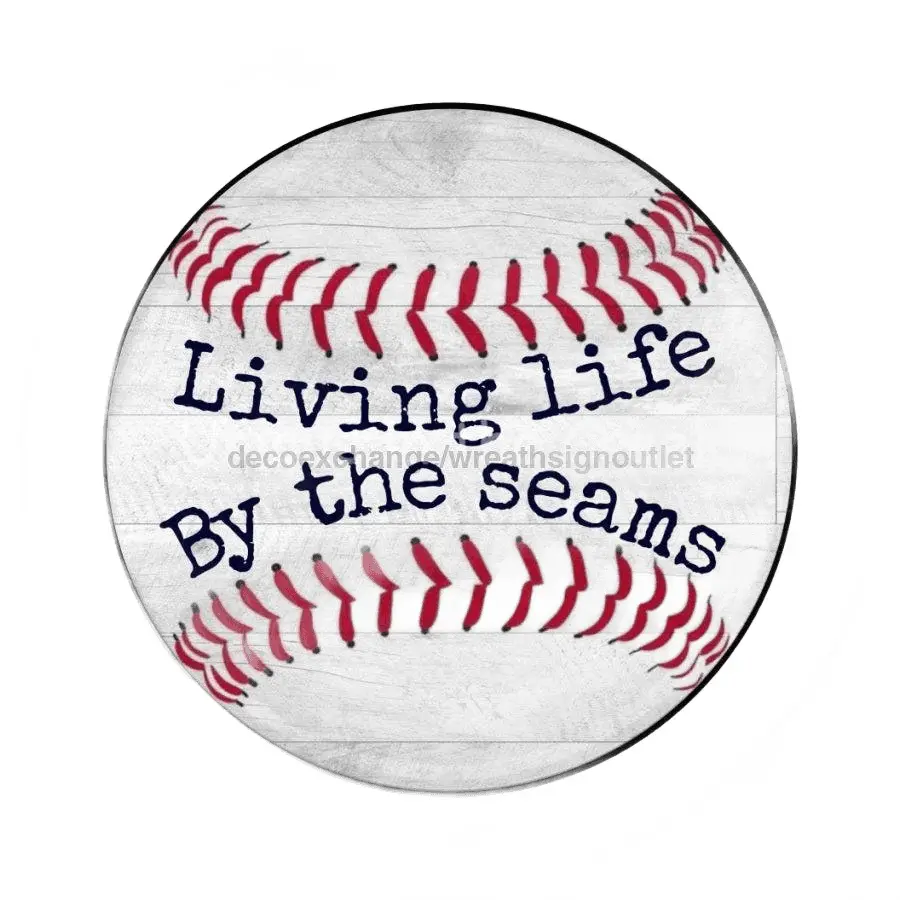 VINYL DECAL | BASEBALL | SPORTS | V1082, 10.5" Vinyl Round