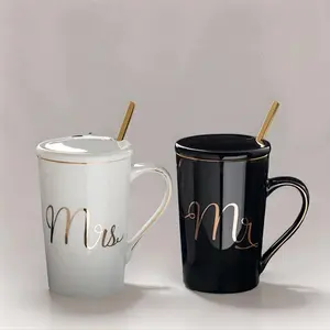 Nordic Large Capacity Ceramic Mug, Reusable and Washable, Perfect Gift for Friends and Colleagues, Stylish Travel Cup Design, Beverage Mug