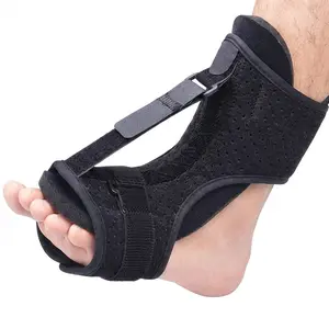 Adjustable Night Foot Support Brace Ankle Stabilizer with Toe Positioning Strap Comfortable Wear