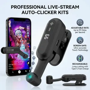 Auto Clicker Smart Tapper for iPhone iPad Android TikTok - Auto Touch Device with Adjustable Speed, Rechargeable Instant Clicker for Live Stream Likes, Social Media Tasks