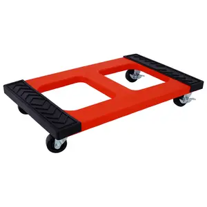 1200lb Capacity Mover's Dolly, Poly Utility Transport Cart