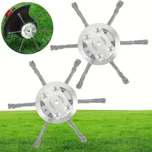 Grass Trimmer Head, Round Design Efficient Trimming Head, Durable Structure Trimmer Replacement Head, Tool Accessories for Grass Trimmer