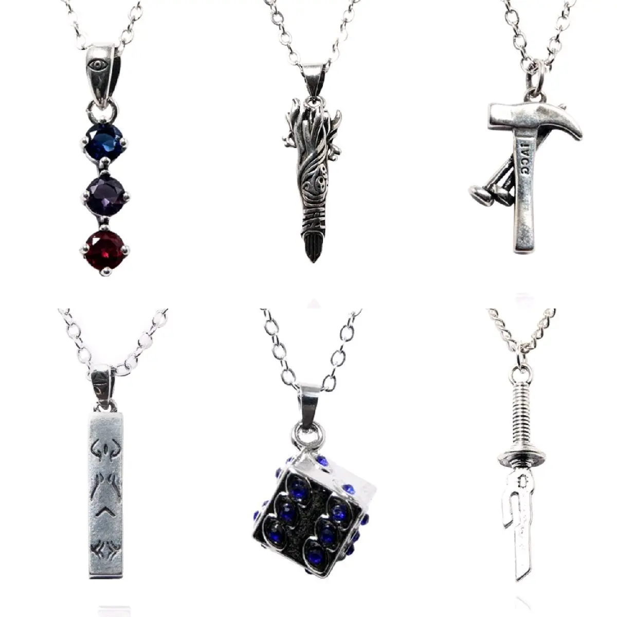 New Anime Style Anime Character Gojo Satoru Okkotsu Yuta Toji Fushiguro Sukuna Jujutsu Kaisen Cosplay Pendant Necklace