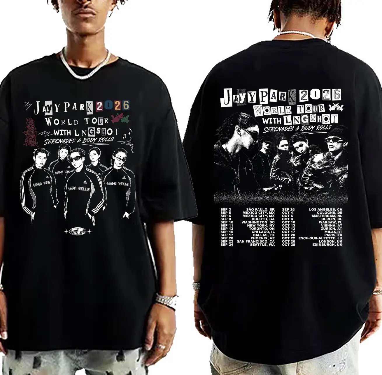 LNGSHOT Tour 2026 Concert Memories Vintage Unisex T Shirt HY4960
