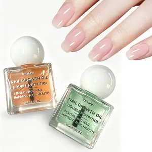 Rongshu Cosmetics Nail Growth Oil-Organic,Moisturizing,Growth,Strengthening,and Brightening Formula with Vitamins and Keratin for Over all Nail Health,Specially designed for fragile, brittle nails.