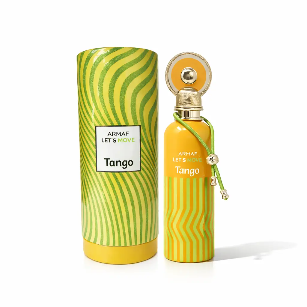 Armaf Let's Move Tango Eau de Parfum - Dynamic Signature Scent with Raspberry, Calabrian Bergamot & Leather, Unisex EDP Spray Fragrance, 100ml, Adults, Juicy Peach Burst, Fragrance That Starts With A