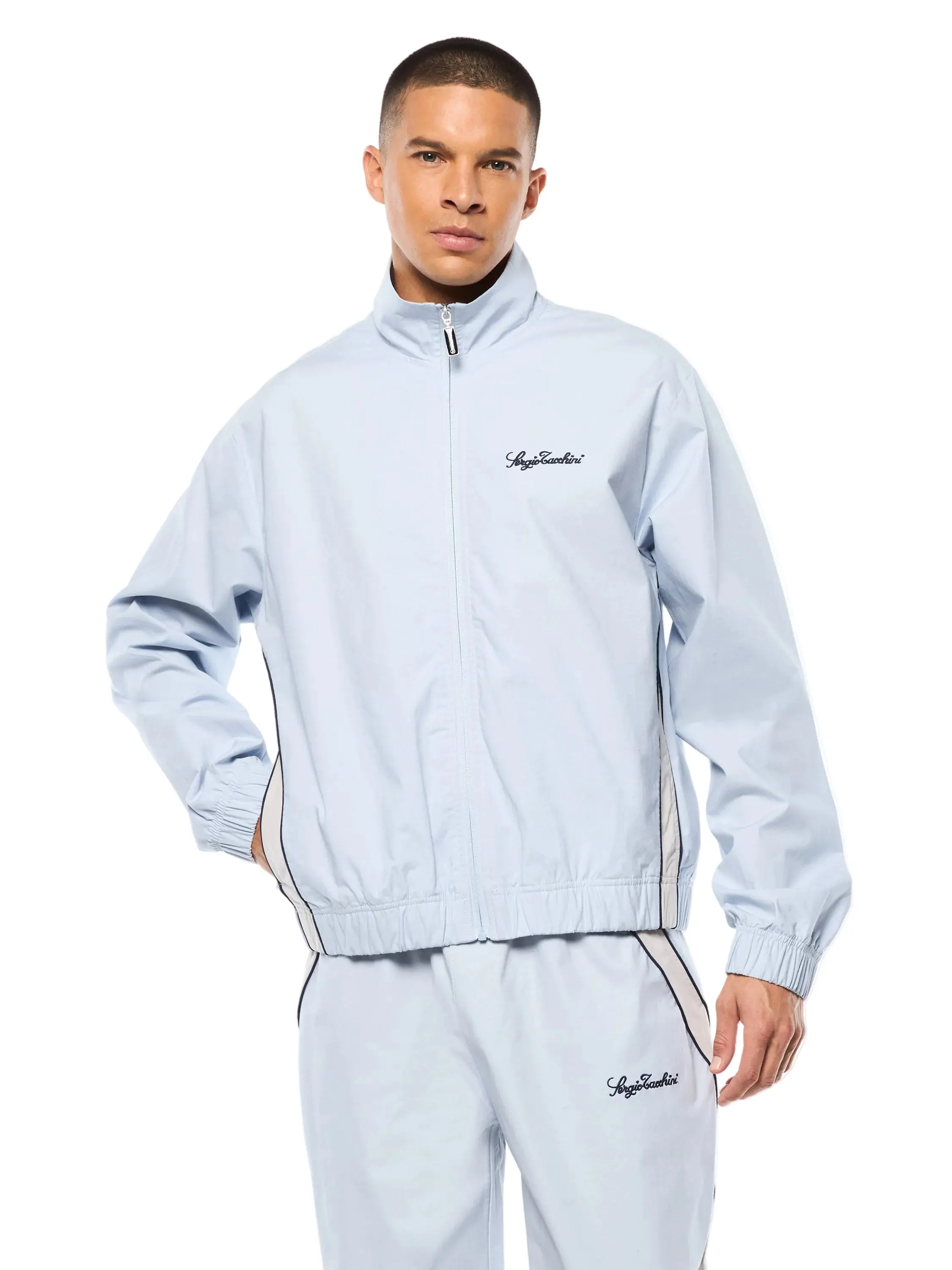 Fiamma Track Jacket- Baby Blue