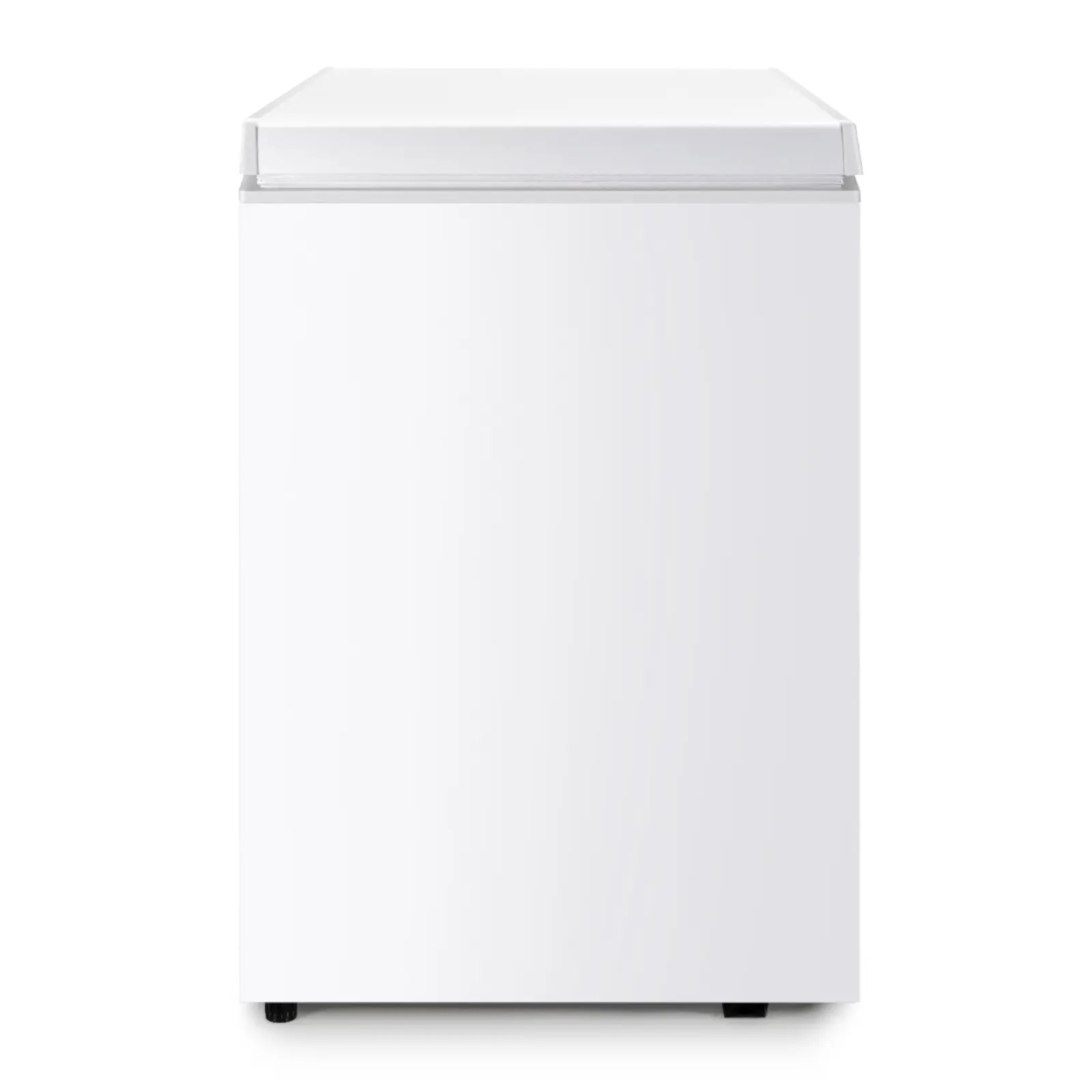 Chest Freezer, Small Deep Freezer with Removable Basket | Mini Freezer with 7 Adjustable Temperature, Compact Food Storage Freezer Chest for Home Office Garage Apartment, White