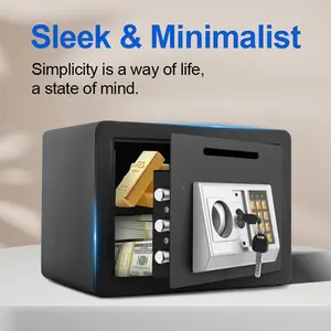 Large Safe Box | Digital Keypad & Key Lock | Heavy-Duty Security Safe for Cash, Jewelry & Documents