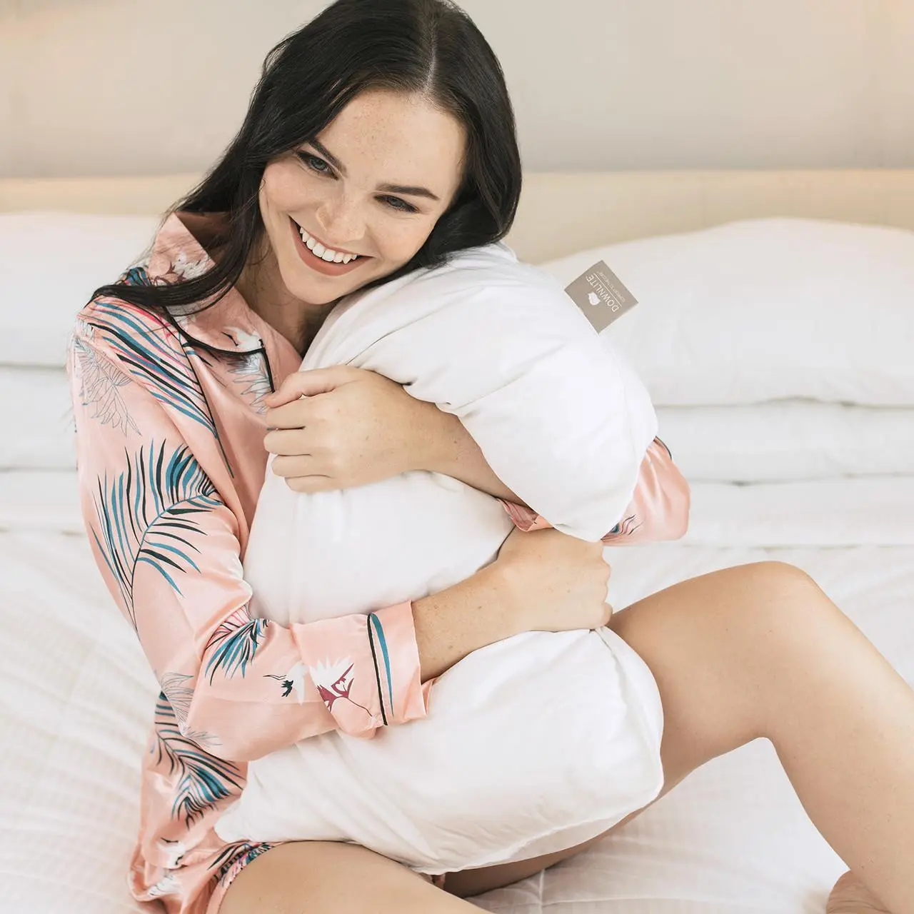 My First Soft Down Pillow for Stomach & Back Sleepers – Assembled in the USA by DOWNLITE® (RDS + Hypoallergenic)
