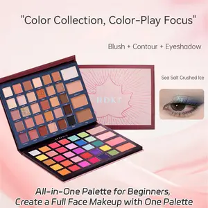 68 Color Makeup Palette, Multi-Functional Cosmetic Set, Powder Form, Mica Ingredients, Perfect for Cosplay & Daily Use, Shimmer Pigment Palette