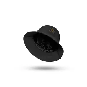 Black Girl Sunscreen Sun Shield Bucket Hat UPF 50+ Summer Protection Lightweight Polyamide Vegan Silk Lining for Hair & Skin Black Girl Sunscreen Sun Shield Bucket Hat UPF 50+ Summer Protection Lightweight Polyamide Vegan Silk Lining for Hair & Skin